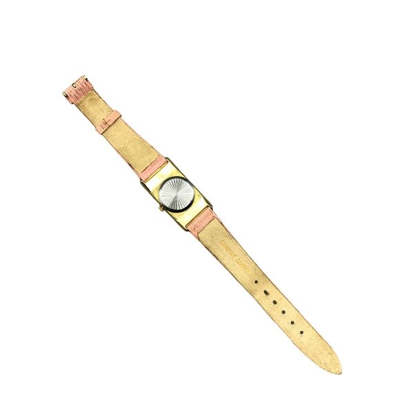 Pierre Ricci Womens Quartz Watch With Pink Leather Strap & Crystal Accents New B - Picture 9 of 9